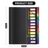 Souvik Expanding File A4 12 Pages Coloured with Labels Organiser