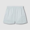 JAJU [JAJU] Women's Crinkle Banding Half Pants_Mint Gray