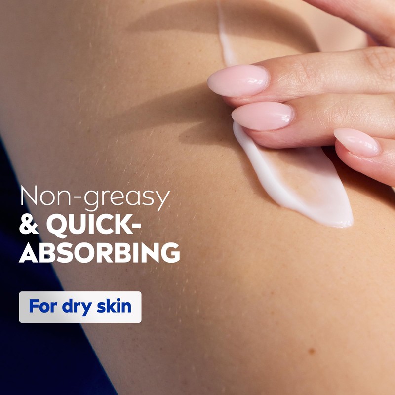 NIVEA Shea Nourish Body Lotion for Dry Skin with Hyaluronic