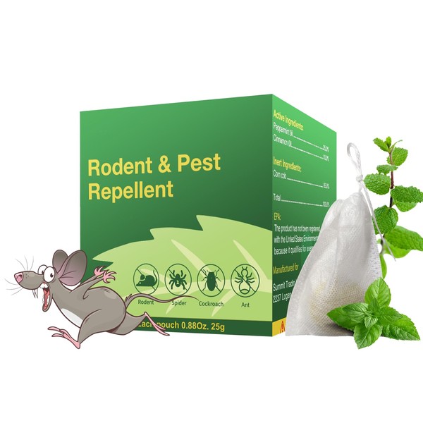 Rodent Deterrent Balls, Non-Toxic and Safe for Homes, 80PCS