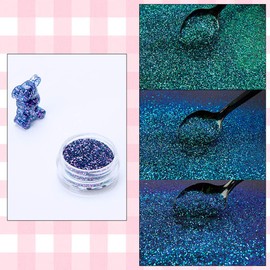 Glitzer-Puder, 3 g, UV-Kristall, Epoxidharz, Füllstoff, Pigment, DIY, Nägel, Schönheit, Kunst, Dekorationen, Maniküre-Zubehör