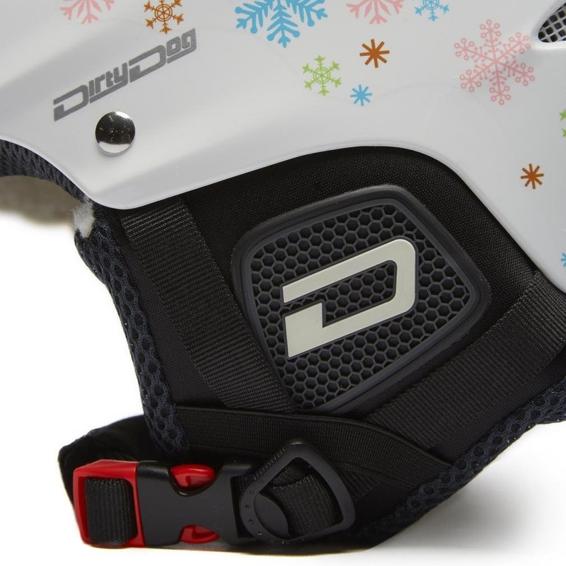 DIRTY DOG Kids' Orbit Ski Helmet, White, One Size