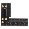 100mm Woodworking Scriber L Shape Square Ruler Aluminum Alloy Carpenter