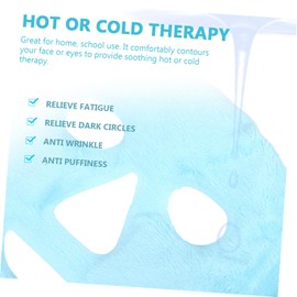 Gatuida Therapy Facial Heat Cold Gel for Spa Moisturize Relax Improve Eye Circulation Easy to Use
