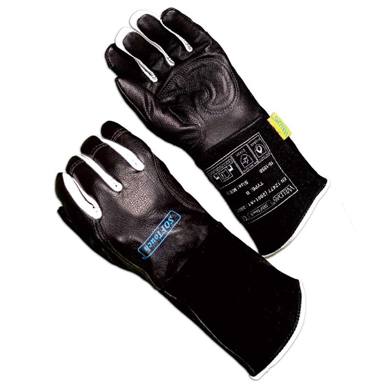 Weldas® SOFTouch™ premium TIG welding gloves for precision welding, 3D