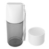 Pet Water Bottle Portable Water Dispenser Drinking Feeder Grain Cup