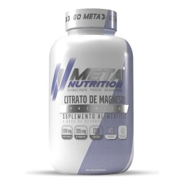 Citrato Magnesio Meta Nutrition 120 Capsulas Sabor