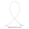 SUPVOX 50PCS Elastic Barbed Cord Stretch Round Cord with Metal