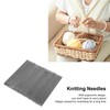 55pcs Double Pointed Knitting Needle Stainless Steel Sweater Weaving Pins