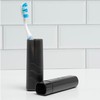 Sprayco StandingTravel Toothbrush Holder with Microban, Blue & Black, 2-Pack