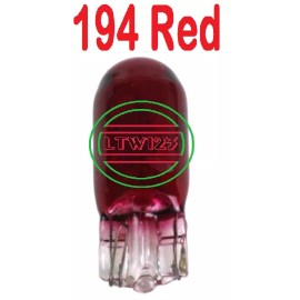 opta (10) 194 Red T10 Wedge Car Mini  Bright Light bulbs W5W 2825 158 192 168,161