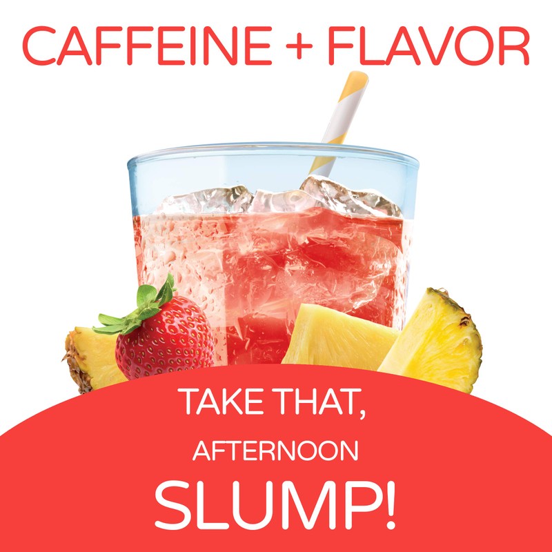 Crystal Light Liquid Strawberry Pineapple Refresh Energy Drink Mix with