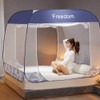 QCM Pop-Up Mosquito Net Tent Canopy for Beds, Self-Standing Tent