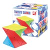 YUNTENG Cube Twist 3x3 Stickerelss Speed Cube Vivid Color Magic