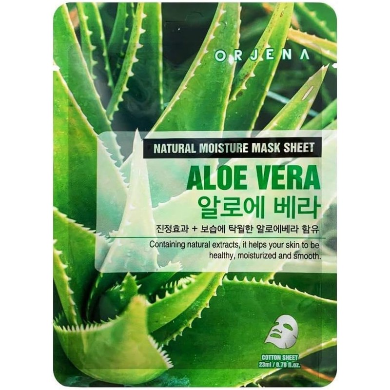 ORJENA Natural Moisture Aloe Vera Mask Sheet 25ml - Mascarilla