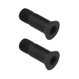 eMagTech 2 Pieces Titanium Alloy Mounting Screws Bicycle Rear Derailleur Bolts Bicycle Rear Derailleur Guide Wheel Mounting Screw for Road Bike Mountain Bike Black
