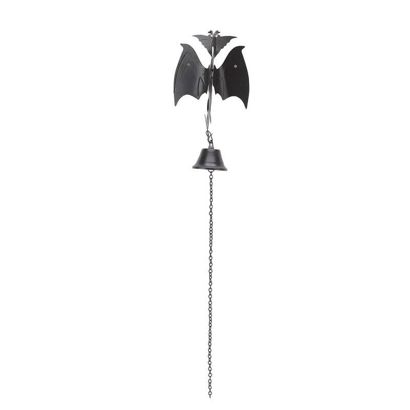 Wind Chime Gothic Dragon Design Retro Style Home Decoration Iron