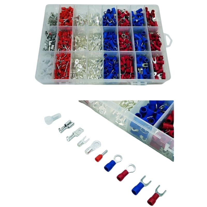 Crimping Tool for Heat Shrink Connectors Set with 1000PCS AWG