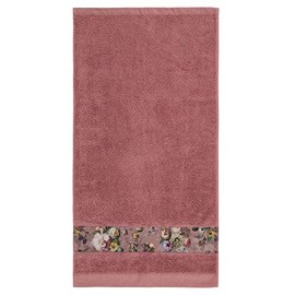 ESSENZA Fleur Dusty Rose Hand Towel 60 x 110 cm 97% Cotton 3% Polyester Flowers Peony Tulips