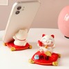 Phone Holder, Cute Decorative Resin Functional Cat Smartphone Stand for
