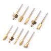10pcs HSS Titanium Coated Woodworking Edge Cutters Trimmer Router Machine