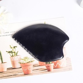 Bian 자연 비안 스톤 페이셜 Gua Sha 스크레이퍼 도구 목 얼굴 뷰티 스파 마사지 Guasha 스킨 케어 페이드 주름 Natural Bian Stone Facial Gua Sha Scraper Tool Neck Face Beauty Spa Massage Guasha Skin Care Anti Wrinkle [Purple]