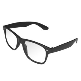 4sold Nerd Glasses or sunglasses Clear Lens Black