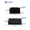 PUSR 5 Ports 100M Ethernet Network Switch DC or Terminal