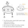 Obeaming Campervan Interior LED Ceiling Puck Light, 12V Dimmable 75mm