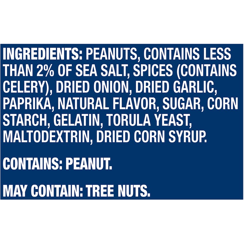 Planters Dry Roasted Peanuts, 52 oz Canister (Pack of 2)