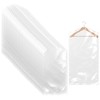 50 Pack Plastic Clothes Covers Protector Bags 23.6× 35.4 inches