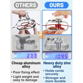 Pool Cover Cable & Winch Kit - 100ft Plastic Coated Steel Wire & Heavy Duty Zinc Alloy Spring Loaded Ratchet for Above Ground Swimming Pool Winter