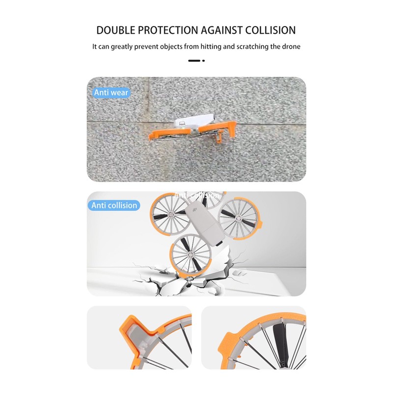 Flip Bumper Ring Propeller Guard Protector, One-Piece Anti-Drop Anti-Scratch Paddle