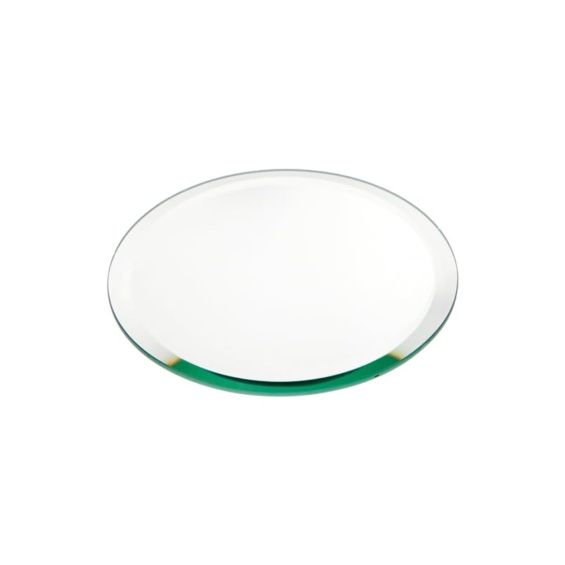 Plymor Round 5mm Beveled Glass Mirror, 6 inch x 6