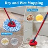 Mop Heads Replacements for O-Cedar RinseClean 2-Tank Spin Mop, Mop