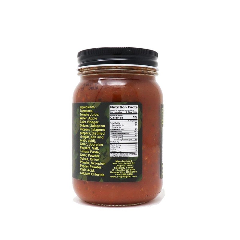 Da'Bomb - Scorpion Garlic Pepper Salsa - 15.5 oz Bottles
