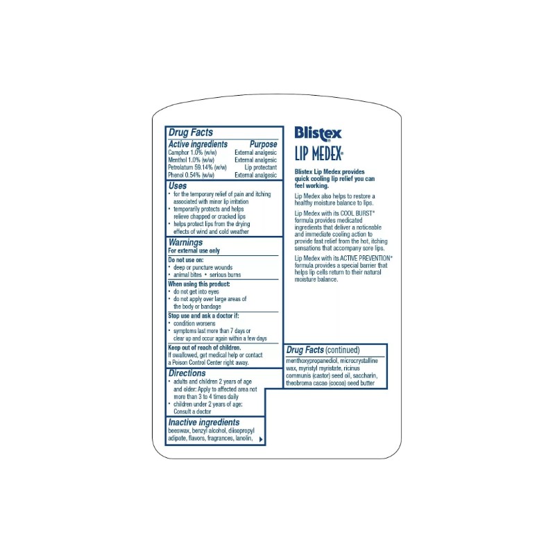 Blistex Lip Balm Medex 41388000091