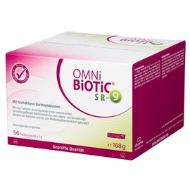 OMNi BiOTiC SR-9, 56 Portions (168 g), 9 Bacterial Strains, 15 Billion Germs per Daily Dose, Powder, Vegan, Gluten-Free, Lactose-Free, Daily Use