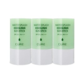Kim Jeong-moon Aloe Cure Water Splash Cooling Sun Stick 23g (SPF50+) Yondu Stick Ice Tea 3 Pieces Ss / 김정문알로에 큐어 워터 스플래쉬 쿨링 선스틱 23g(SPF50+) 연두스틱 얼음자차 3개 Ss