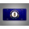 Kentucky Weathered Metal Flag License Plate Antique KY State Flag