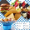 12 Pcs Fast Food Baskets with 60 Pcs Paper Liners