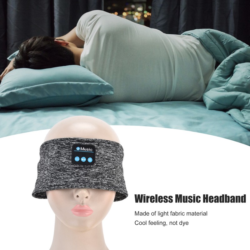 Sleep Headphone Bluetooth 5.0 Headband Noise Cancelling Sleeping Headphone for