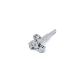 Manpa Mini Carving Bits DCS – Square Head, 1/8" Shank, 3 Sharp 13/64” (5mm) Cutting Heads – Precision Woodturning, Wood Carving, Sculpting & Miniature Woodworking Rotary Tool Bits
