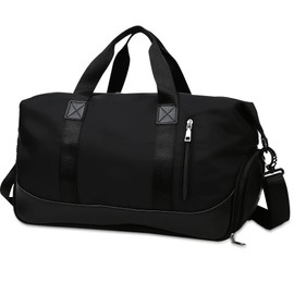 Tokeya Sports Bag 40L Travel Bag for Men and Women with Shoe Compartment Wet Compartment Large Fitness Bag Foldable Waterproof Swimming Bag Training Bag Duffel Bag Weekender Sports Fitness Gym Bag,