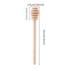 Fzcyuoo Pack of 4 Wooden Honey Stirrers, 16 cm Stirrers