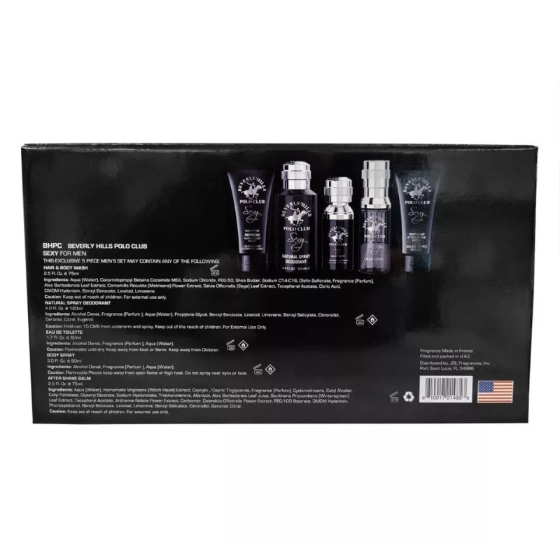 Beverly Hills-Polo Club-Sexy 5 Piece Gift Set Collection $50 Value