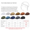BOTVELA Men's 8 Piece Newsboy Flat Cap 100% Cotton Gatsby