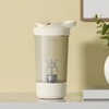 Protein Shaker Bottle - 450ml Leak-Proof Portable Blender | Travel