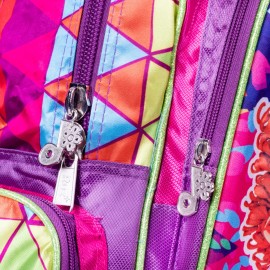 Ruz Mochila 3d Chamoy Iq Primaria Ruz Color Rosa Diseño De La Tela Liso