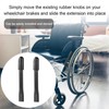 2pcs Wheelchair Brake Extenders, Durable Wheelchair Brake Handle Extenders Wheelchair